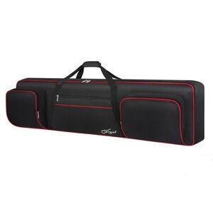 Black and Red Piano Keyboard Case